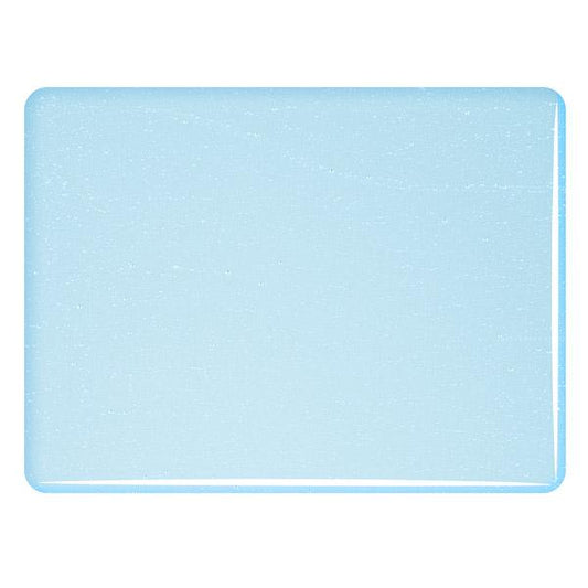 Turquoise Blue Tint Transparent, Double-rolled, 3 mm, Fusible, 43x51 cm (17x20 in.) image 0