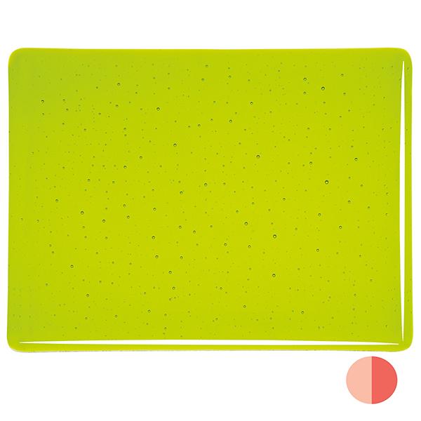 Lemon Lime Green Transparent, Double-rolled, 3 mm, Fusible, 43x51 cm (17x20 in.) image 0