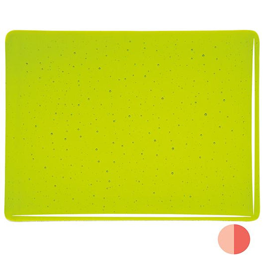 Lemon Lime Green Transparent, Double-rolled, 3 mm, Fusible, 43x51 cm (17x20 in.) image 0