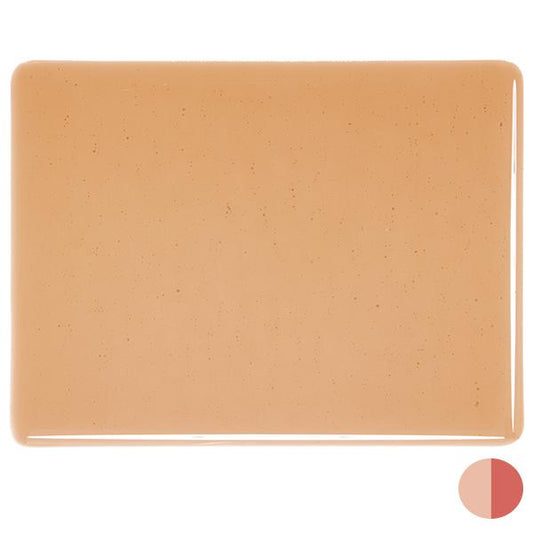 Light Coral Transparent, Double-rolled, 3 mm, Fusible, 43x51 cm (17x20 in.) image 0