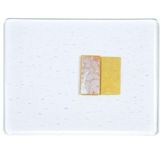 Alchemy Clear Transparent, Silver to Gold, Double-rolled, 3 mm, Fusible, 43x51 cm (17x20 in.) image 0